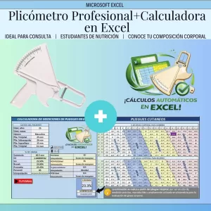 📏 Plicómetro Profesional + Excel Automático