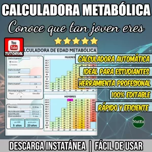 BioAge Excel – Tu edad metabólica en segundos